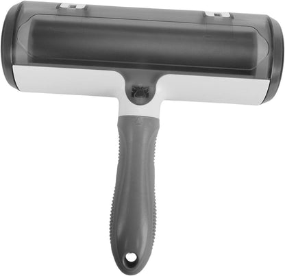 Zunate Pet Hair Remover Roller for Couch and Carpet, Reusable Lint Removal Tool with 17cm Wide Bidirectional Brush Head for Clothing and Furniture, Black Tool (Gray)