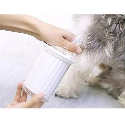 PETKIT Portable Dog Paw Cleaner with Gentle Silicone Cup White Foot Washer for Small Size Pet (Small)
