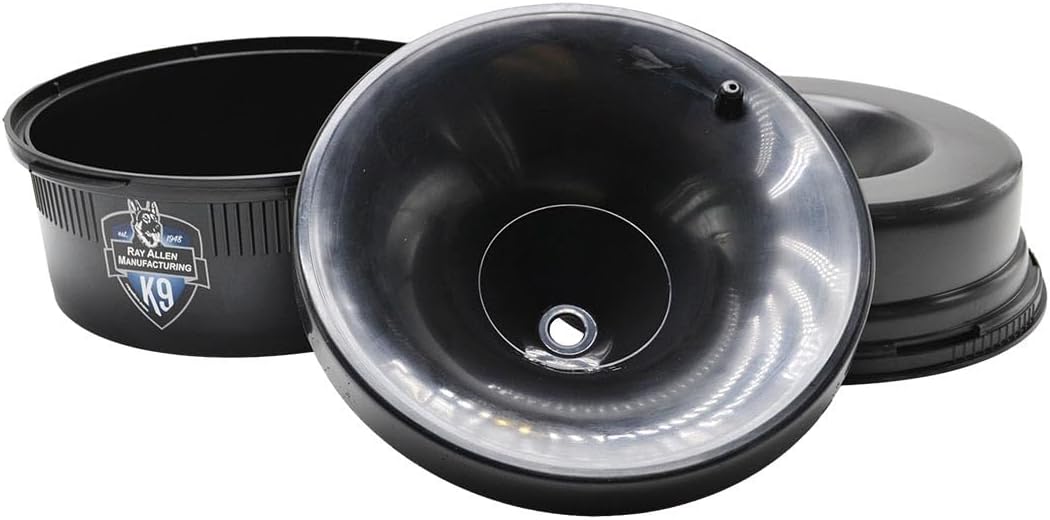Ray Allen Buddy Bowl - Spill Proof Dog Water Bowl (44oz Black)