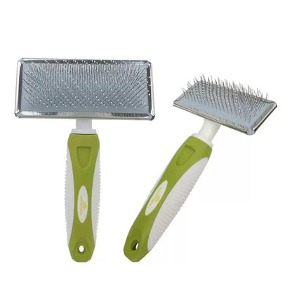 Dog Slicker Brush for Shedding & Grooming - Pet Slicker Brush for Large Medium & Short Hair Elegant Grooming Comb for Removing Shedding, Tangles and Dirt