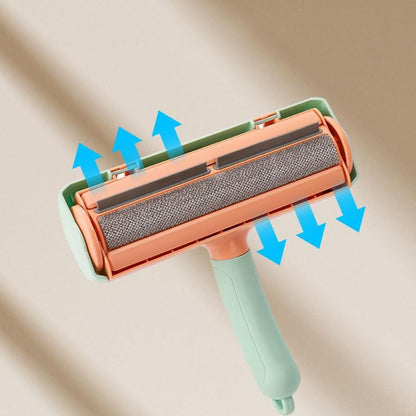 Tomby Reusable Pet Hair Remover Roller for Dog & Cat Hair, Lint Roller for Furniture, Couch, Carpet, Car, Rugs & Bedding, No Sticky Sheets, Easy Cleaning, Portable