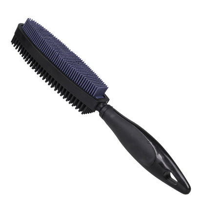 Rubber Pet Hair Removal Brush for Couch Clothes Dog Cat Pet Hair Carpet, Also Used as Dog Cat Bath Brush with Massage Effect