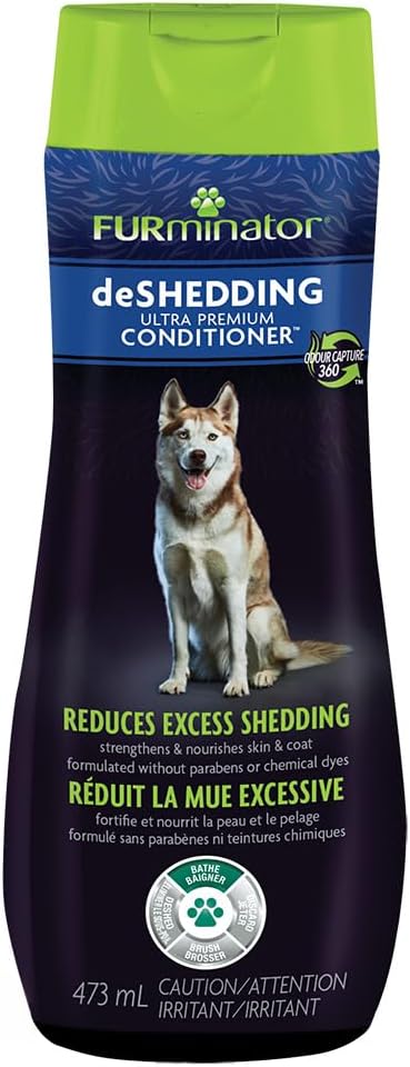 FURminator Ultra Premium deShedding Shampoo for Dogs Helps Reduce Excess Shedding, 16 oz