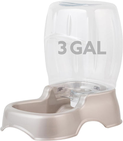 Petmate Pet Cafe Cat and Dog Water Dispenser - Water Bowl for Cats and Dogs, USA Made, 1.5 GAL, Pearl Ash Blue