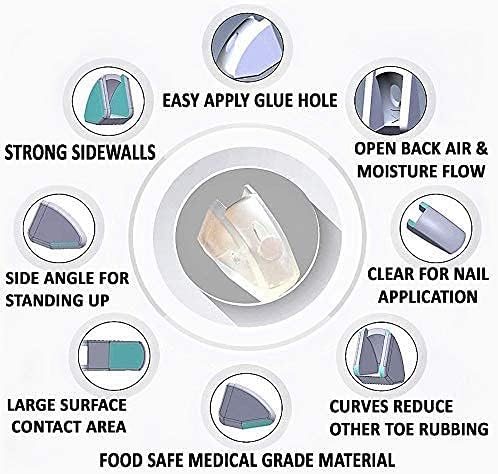 TAKTIKAL Dr. McHenry's Dog Toe Treads, Set of 24, Adhesive, Cleaning Brush, Increased Traction, Dog Mobility Support, X-Large Kit- Weight: 60-150 lbs. Net Weight 1.6 oz.
