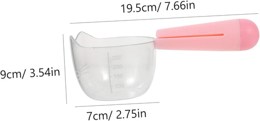 2-in-1 PET Food Scoop and Bag Clip Measurement Spoon for Dog and Cat Food Sealing Clip Scale for Accurate PET Feeding