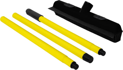 FURemover Pet Hair Removal Rubber Broom, 58" Telescopic Handle