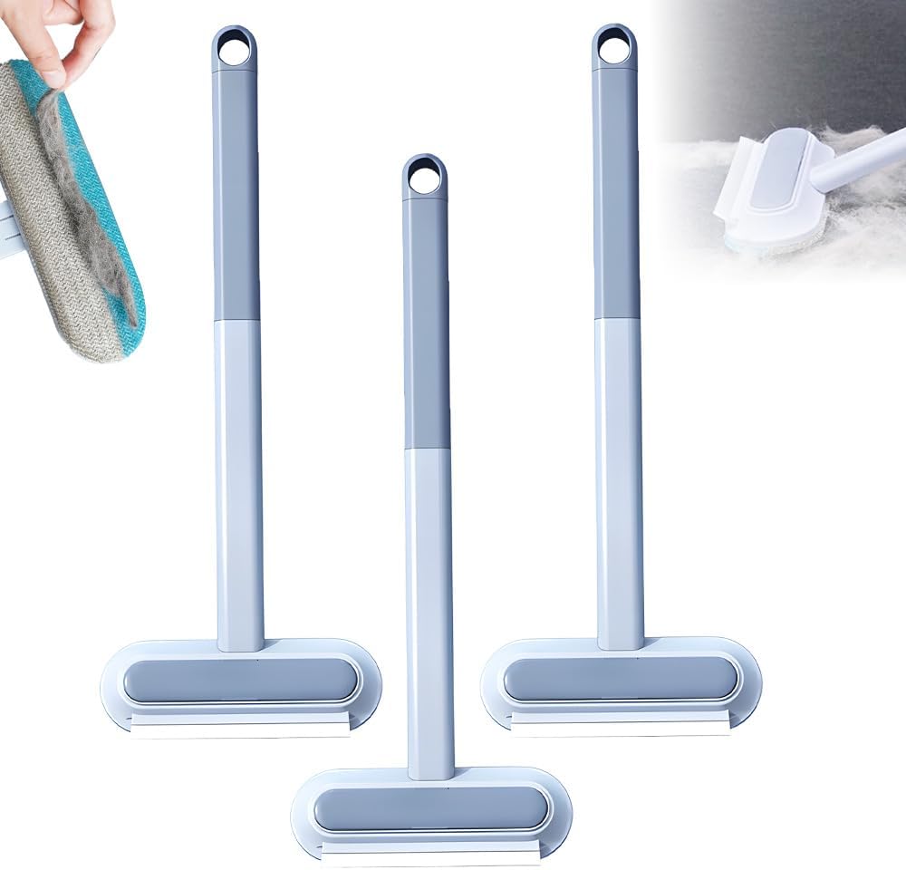 Moonboat Multifunctional Hair Removal Brush, Cleaner Pro Pet Hair, Cat Dog Hair Broom Lint Remover Scraper, Suitable for Carpet Rugs Bed Couch Curtains (A-1PC)