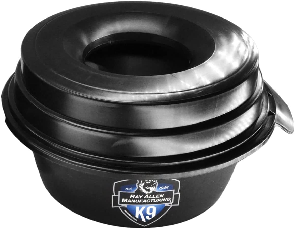 Ray Allen Buddy Bowl - Spill Proof Dog Water Bowl (44oz Black)