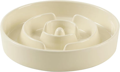 Havniva Ceramic Slow Feeder Dog Bowls, 1.6 Cups Dog Bowl Slow Feeding for Medium Breed, 8.2inch Puzzle Dog Food Bowl Slow Feeder Non-Slip Anti-Gulping and Anti-Choking Reduces Bloating