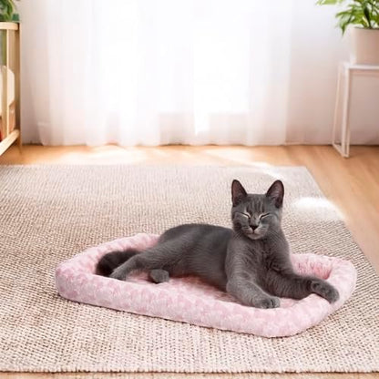 MidWest Homes for Pets QuietTime Dog Bed - White Fleece Bolster, Ultra-Soft and Machine Washable, Fits 24-Inch Crates and Carriers, for Small Breed Dogs