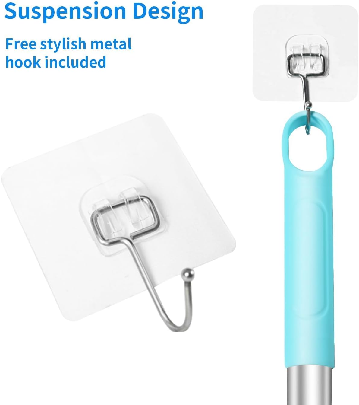 Telescopic Carpet Rake for Pet Hair, 36-55" Adjustable Rug Rake to Remove Dog Cat Hair & Fluff Matted Carpet, Stand Up Cleaning Tool for Under Furniture