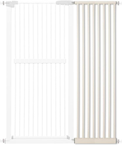 Lumizone Extra Tall Cat Gate 61.02" High Pressure Mounted Extra Wide 30.12"-34.05" (17Sizes) 1.37" Gap No Drilling Auto-Close Tall Pet Gate for Dogs (Black, 30.12"-34.05" W)