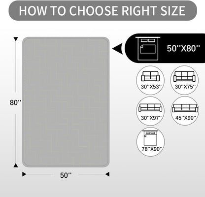 fuguitex Waterproof Dog Bed Cover Couch Cover, Anti-Slip Cat Mat Pet Pad Blanket for Sofa Chair Recliner Furniture Protrctor
