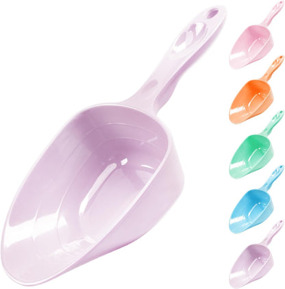 1-Cup Melamine Pet Food Scoop — Precise Feeding & Weight-Management Measuring Scoop for Dogs & Cats, BPA-Free, Durable, Dishwasher-Safe (Baby Blue)