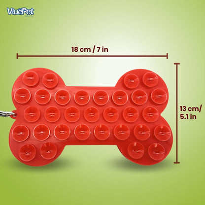 VALUEPET | Dog Lick Mat - Silicone Lick Mat for Anxiety Relief - Slow Feeder Licking Pad for Butter, Yogurt, & Peanut - Suitable for Dog Training, Boredom Reducer, Bathing & Grooming - Paw - 6.6 Inch