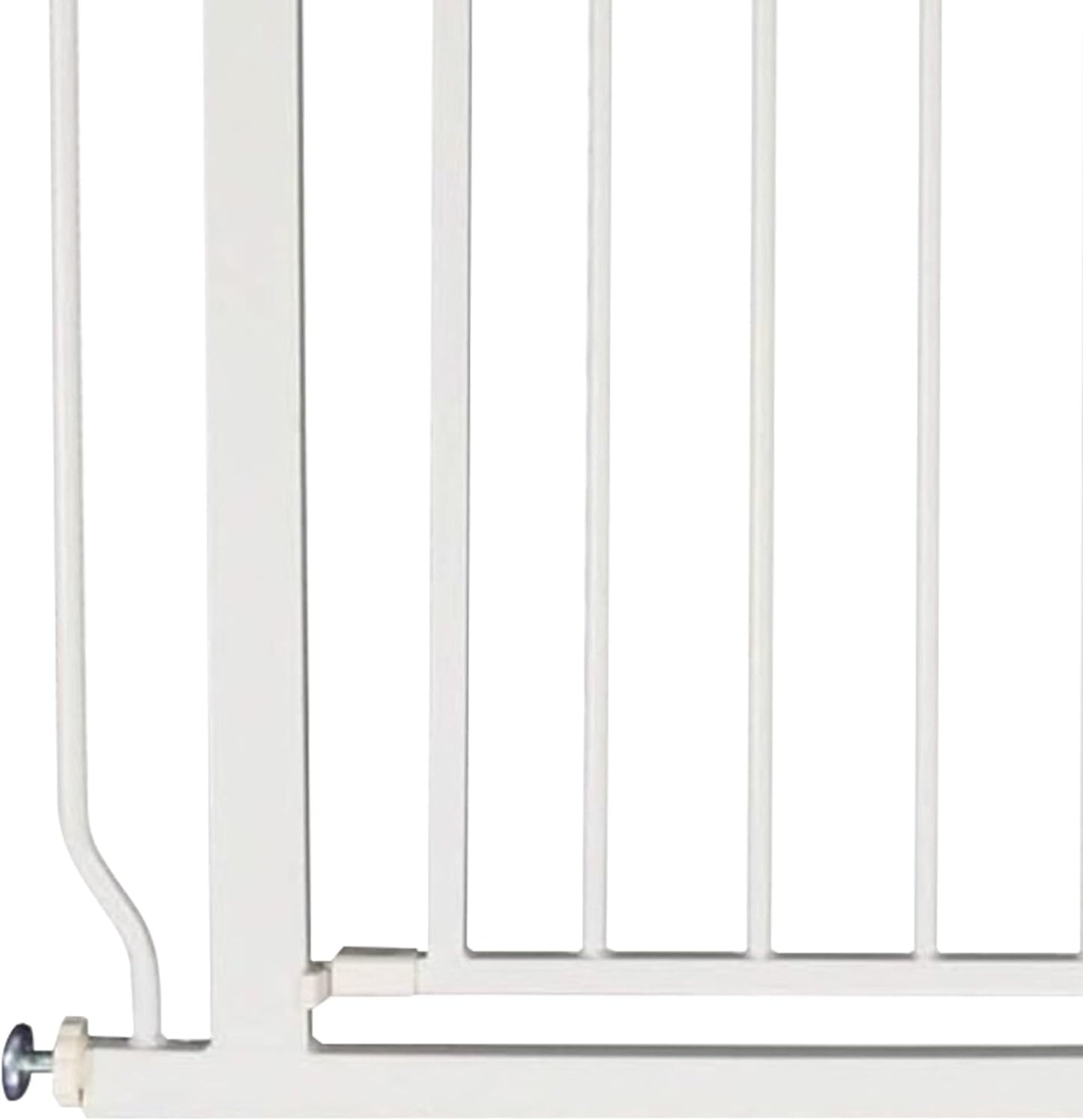 BalanceFrom 29.1-38.5" Easy Walk-Thru Baby and Pet Safety Gate with Hold-Open and Auto-Close – Adjustable Steel Barrier for Stairs, Doorways, and Hallways, No Drilling Installation