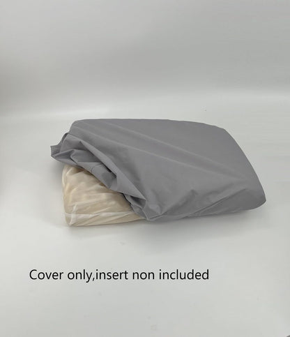 Grey Waterproof Dog Bed Slip Cover Dog Bed Liner Elastic 42 x 30 Inch