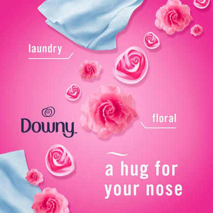 Fabric Spray & Carpet Heavy Duty Odor Fighter, Fabric Refresher, Multi-Use Deodorizer, Sneaker Balls Alternative, Couch & Linen Spray, Downy Calm & Rainforest Scents, 16.9oz, 2ct (1 of each)