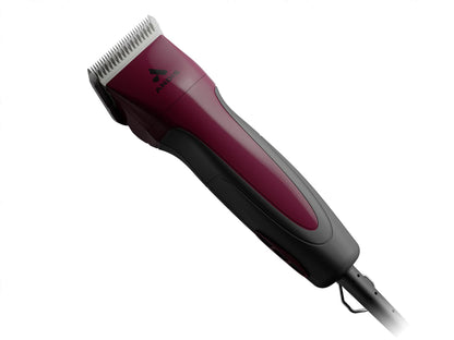 Andis 68520 Excel Professional 5-Speed Detachable Blade Clipper Kit - Animal/Dog Grooming, Rotary Motor, Soft-Grip Anti-Slip Housing, 14-Inch Cord, for All Coats & Breeds, SMC, Blue
