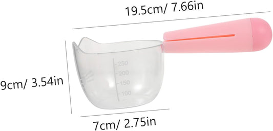 Mikikit Dog Food Scoop Bag Clip Food Can Spoon Handle Scale Scoop for Dogs Cats