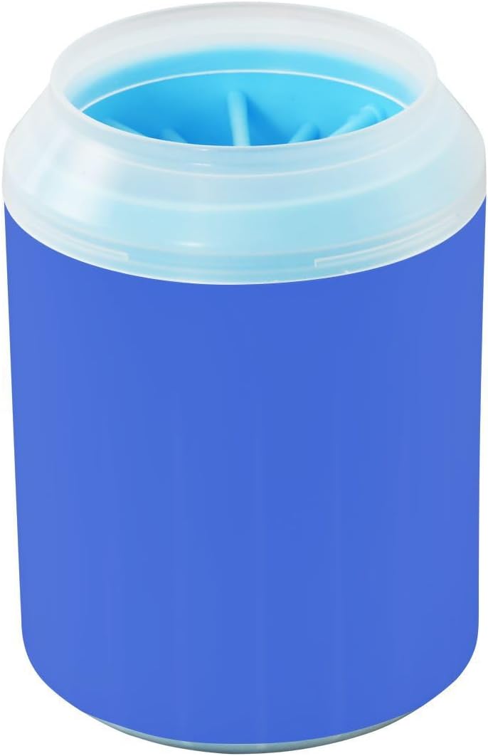 ODAWA Dog Paw Cleaner Cup Royal Blue Muddy Paw Cleaner with Soft Bristle