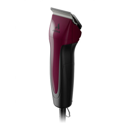 Andis 68520 Excel Professional 5-Speed Detachable Blade Clipper Kit - Animal/Dog Grooming, Rotary Motor, Soft-Grip Anti-Slip Housing, 14-Inch Cord, for All Coats & Breeds, SMC, Blue