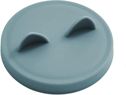 OHMO 2 Pack Dog Food Can Lids, (3, 12, 14oz etc.) Universal Size BPA Free Silicone Covers for Cat and Pet Food, Light Green