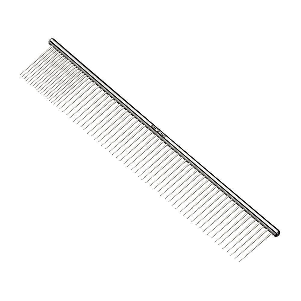 Andis 68550 Stainless Steel Pet Grooming Comb – Dematting Tool for Knots, Mats & Loose Hair Removal, 7.5-Inch, Professional Grooming Performance