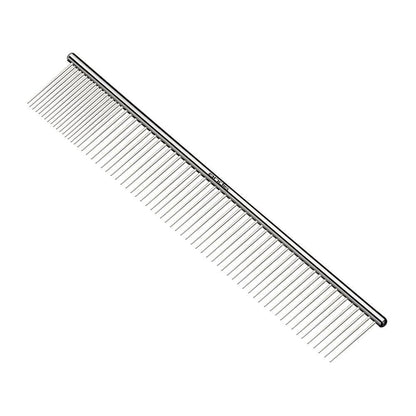Andis 68550 Stainless Steel Pet Grooming Comb – Dematting Tool for Knots, Mats & Loose Hair Removal, 7.5-Inch, Professional Grooming Performance
