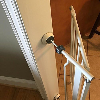 Vmaisi Baby Gate Wall Protector - Protect Walls from Pressure Mounted Pet Dog Gates, 4 Pack White