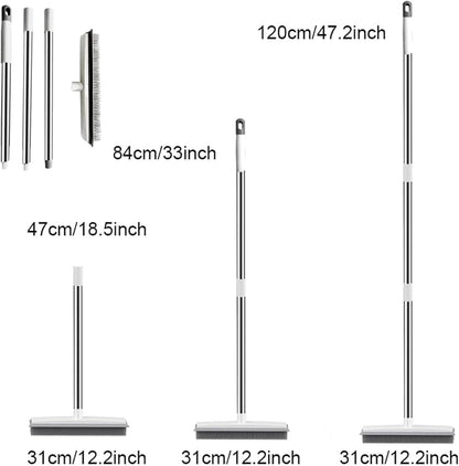Broomwiz Pet Hair Removal, Broomwiz Carpet Scrubber, Petibo Pet Broom, Multifunctional Rubber Cat and Dog Hair Brooms (1 Pcs)