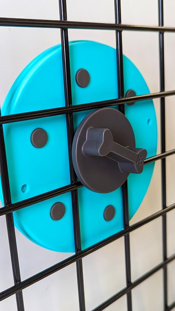 SPOT Soothers Multipurpose Dog Lick Mat - 6in Slow Feeder & Crate Enrichment Toy for Small & Medium Dogs and Puppies, Food-Grade Rubber, Dishwasher Safe, Anxiety & Boredom Relief