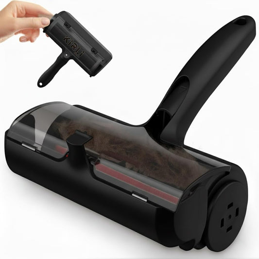 Pet Hair Remover Roller - Reusable Lint Roller for Dog and Cat Hair - Professional Fur Remover Tool for Furniture, Couch, Carpet, Bed - Heavy Duty Animal Hair Cleaner