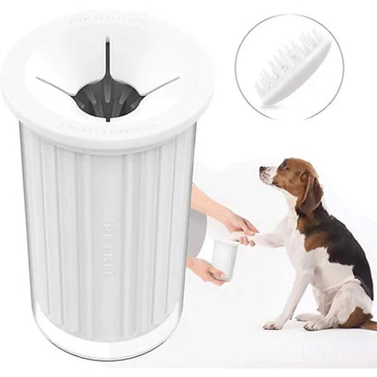 PETKIT Portable Dog Paw Cleaner with Gentle Silicone Cup White Foot Washer for Small Size Pet (Small)