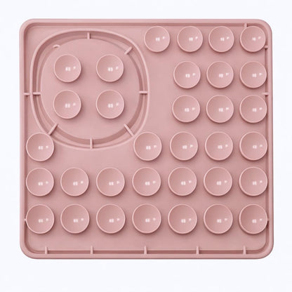Hearth & Paw Silicone Lick Mat for Dogs Slow Feeder & Enrichment Mat, Food-Grade 100% BPA-Free Silicone, Mental Stimulation, Better Digestion, Anxiety Relief, Multiple Colors Available (Gray)