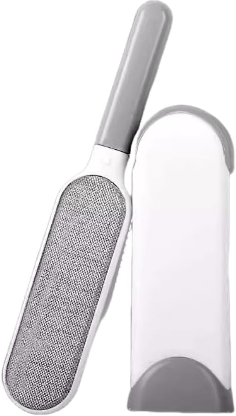 Double-Sided Self-Cleaning Lint Removers for Furniture, Clothes, Car Seats, Large Lint Remover Brush for Pet Hair, Lint, Dust, Dirt (Red)