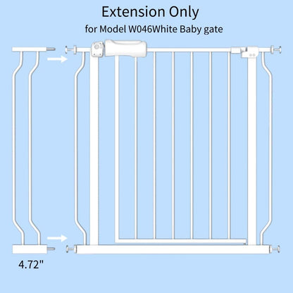 Fairy Baby Extra Wide Baby Gate for Dogs Pressure Monuted Safety Gate for Living Room, Fits 62 Inch to 67 Inch with No Drill Auto Close Dog Gate for Doorways, White