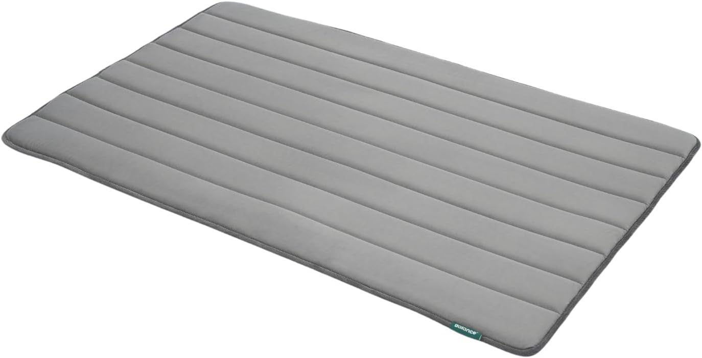 BALANCE Dog Crate Pad, Dog Foam Crate Mat Kennel Pad, Washable Water-Resistant Pet Bed Flat Dogs Cage Mat for Small Dogs
