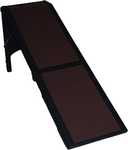 Pet Gear Free Standing Pet Ramp for Cats and Dogs, No Assembly Required, Easy Fold for Storage or Travel, Portable, Holds Up to 100lbs, Wheat
