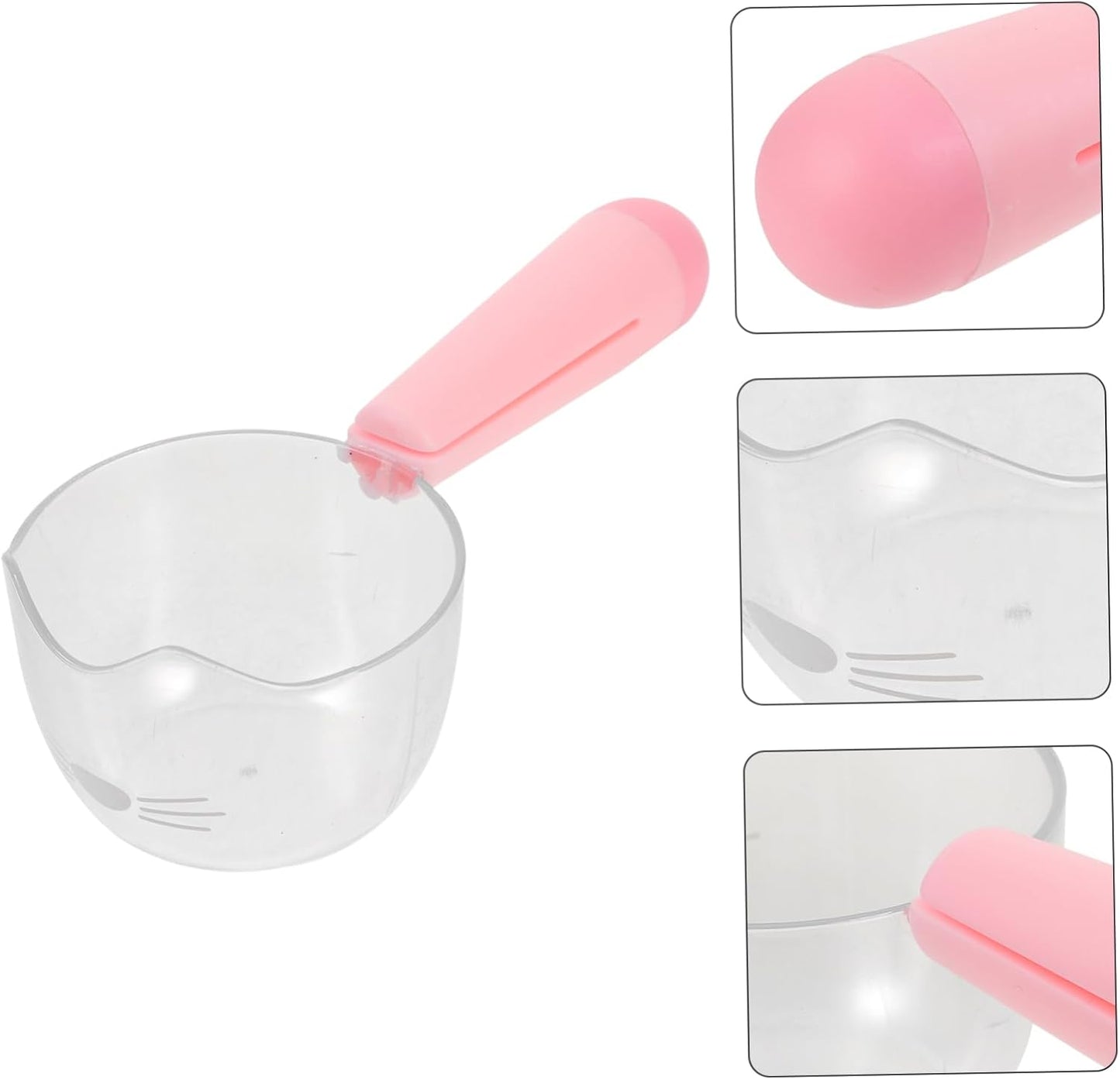 2-in-1 PET Food Scoop and Bag Clip Measurement Spoon for Dog and Cat Food Sealing Clip Scale for Accurate PET Feeding
