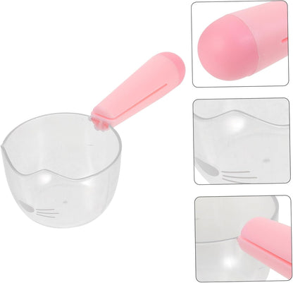 2-in-1 PET Food Scoop and Bag Clip Measurement Spoon for Dog and Cat Food Sealing Clip Scale for Accurate PET Feeding