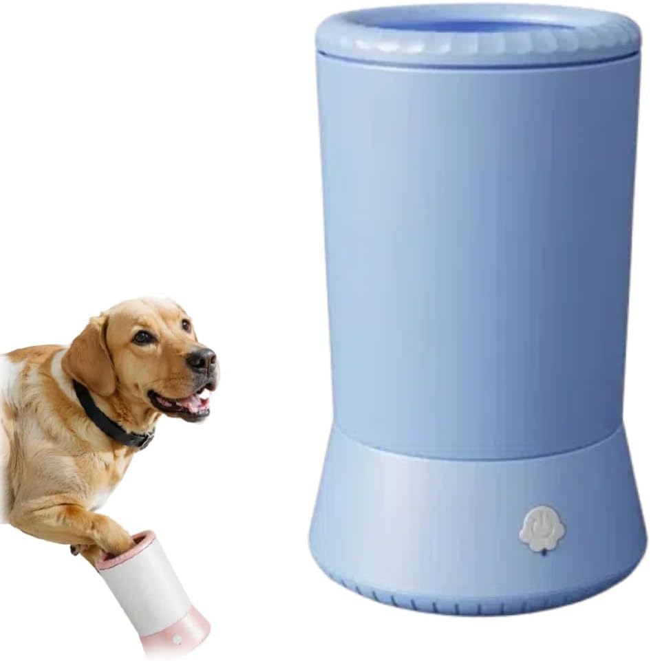 Automatic Dog Paw Cleaner 2025 New Dog Paw Cleaner Cup with USB Rechargeable, Paw Cleaner for Small Medium Large Breed Dogs Cats (White)