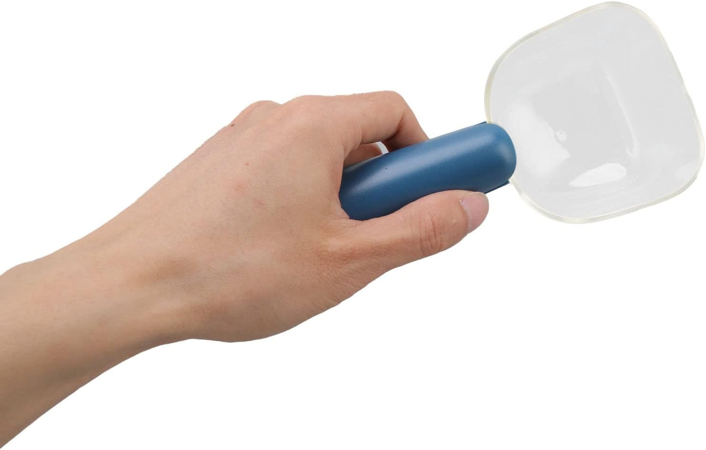 Pet Dog Cat Food Shovel Scoop Clear Scale Cat Food Feeder Scoop with Clip Handle for Pet Food Measuring