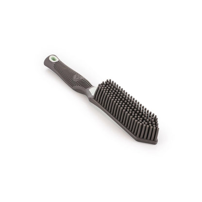 Detail Factory Pet Hair Brush for Car Interior, Rubber Bristle Fur Remover for Carpet, Upholstery, Seats, Cargo Areas & Pet Beds, Gray
