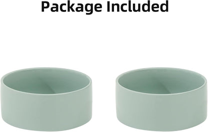 Havniva 8.3inch Ceramic Raised Dog Bowl with Stand, Elevated Dog Bowls for Large Breed Dog Food and Water Bowl Non-Slip Dog Dish Large Capacity Feeding Pet Water Bowl