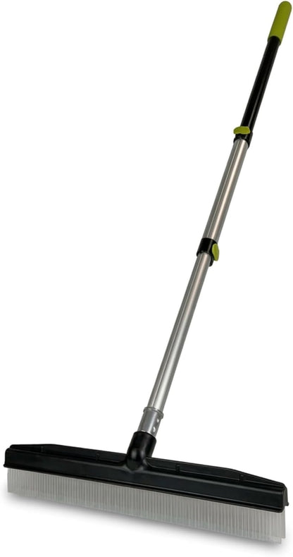 Small Room Groom Carpet Rake, 11" Handle, Portable Carpet Brush for Pet Hair, High Pile Rugs, Stairs, Furniture & Artificial Turf, Compact Groomer Tool