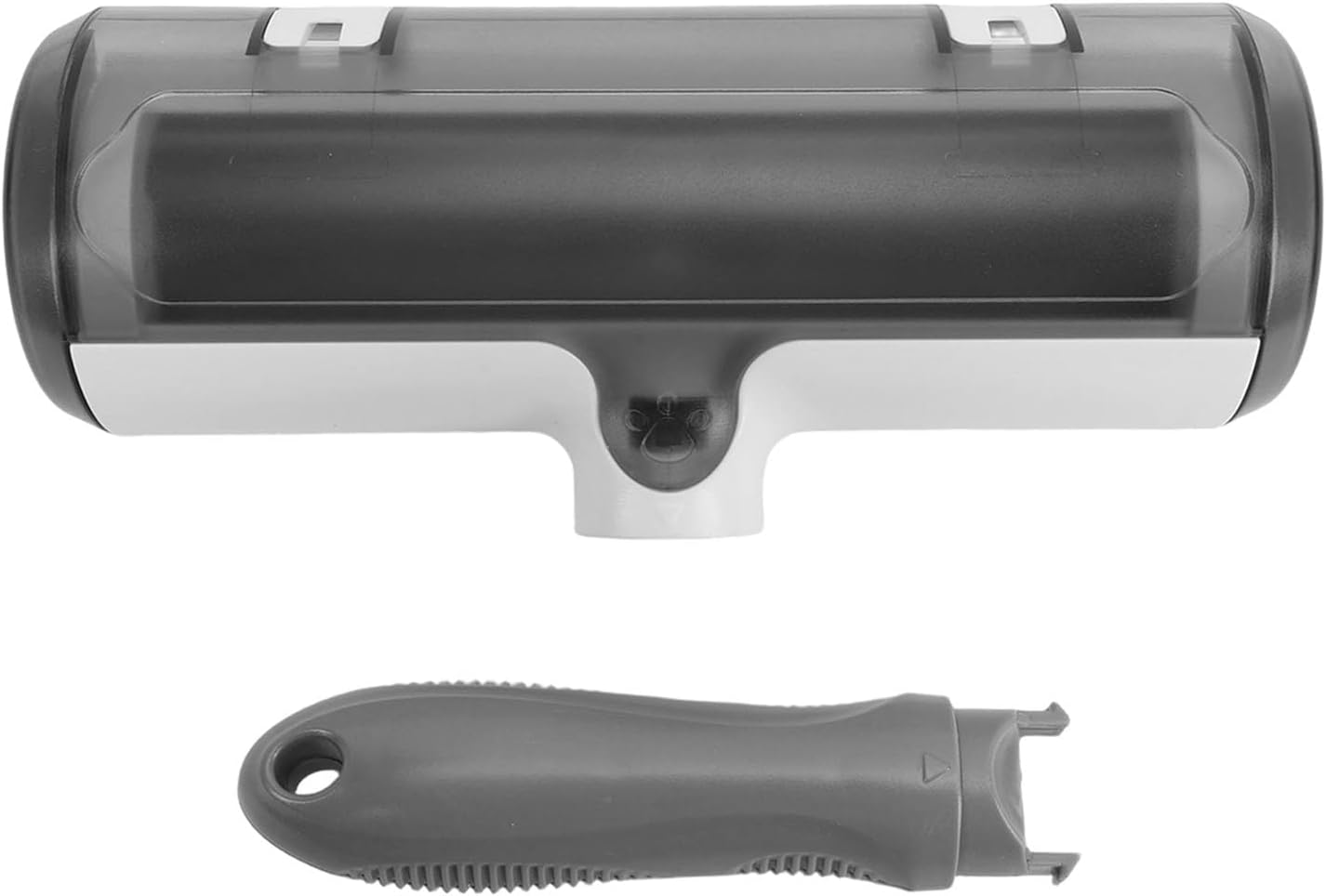 Zunate Pet Hair Remover Roller for Couch and Carpet, Reusable Lint Removal Tool with 17cm Wide Bidirectional Brush Head for Clothing and Furniture, Black Tool (Gray)
