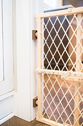 Wall Nanny Mini - Smallest Baby Gate Wall Protector (Made in USA) Protect Walls & Doorways from Pet Gates & Dog Gate Spindles - Child Pressure Mounted Baby Gate for Stairs Wall Cup (White) 4 Pack
