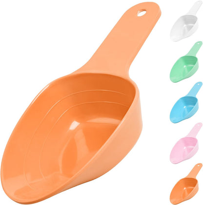 Dog Food Scoop-Melamine Pet Food Measuring Cup - 1 Cup 1/2 Cup 1/4 Cup Dog Cat Bird and Rabbit Food Feeding Scoop Dishwasher Safe - Pink